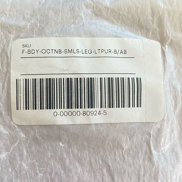 Everlane The Seamless Leggings Ribbed Light Purple Size XL/XXL NWT - Picture 7 of 10